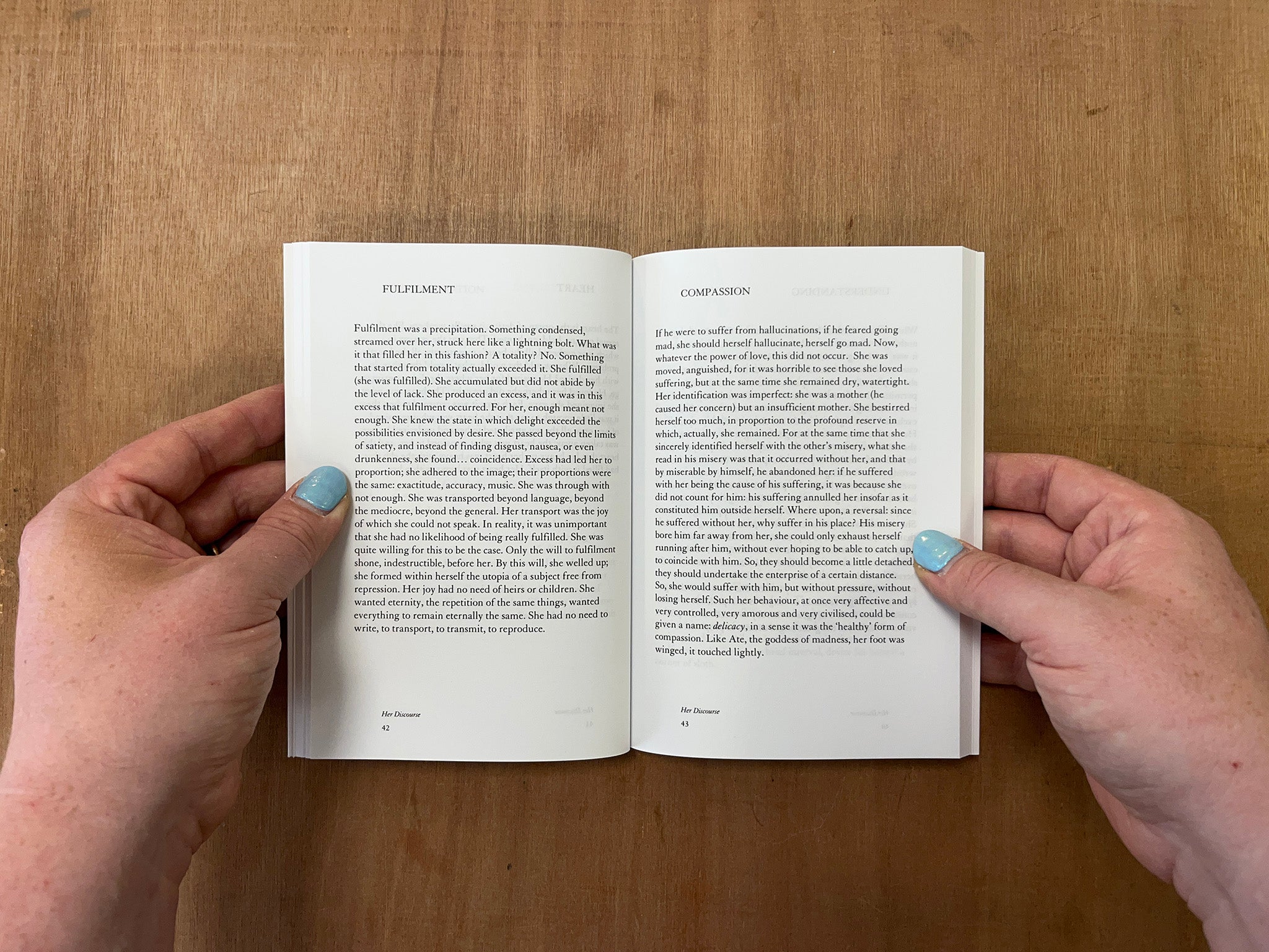 HER DISCOURSE by Sharon Kivland