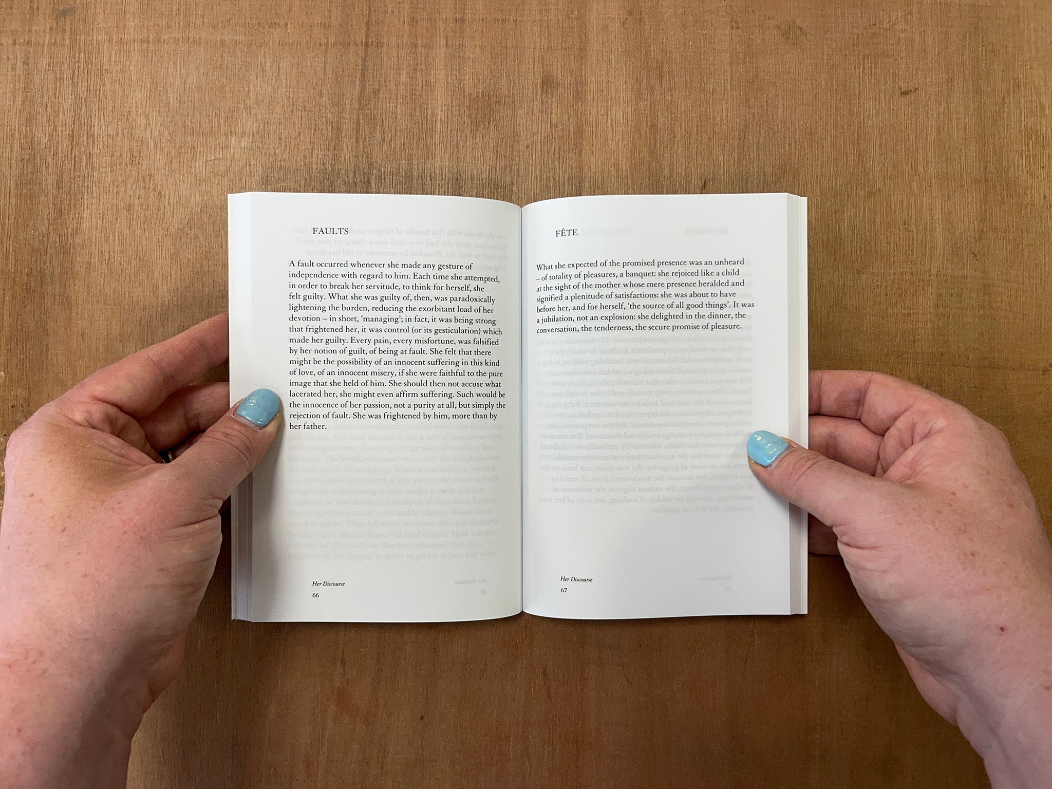 HER DISCOURSE by Sharon Kivland
