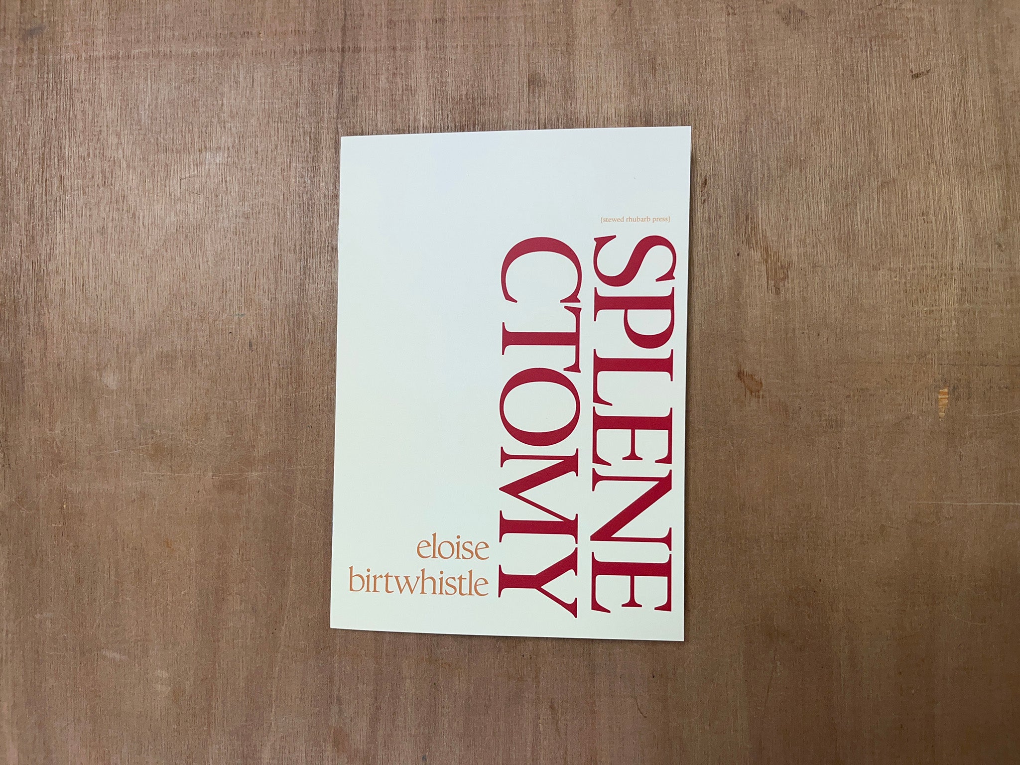SPLENECTOMY by Eloise Birtwhistle