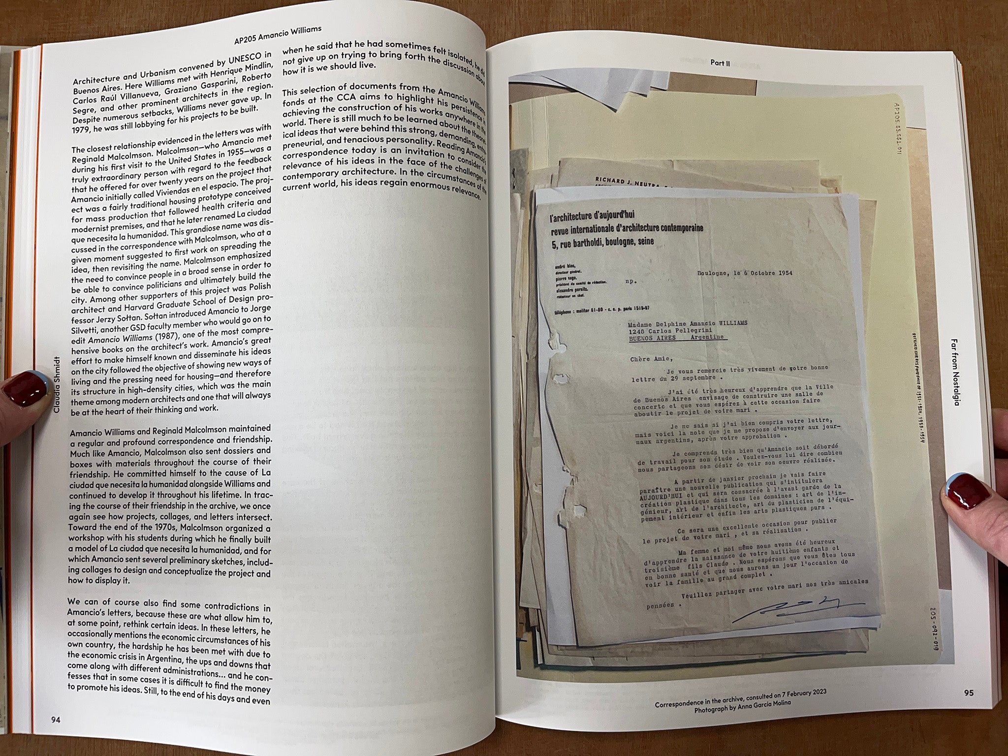 AP 205 AMANCIO WILLIAMS: READINGS OF THE ARCHIVE by Canadian Centre for Architecture (Eds.)