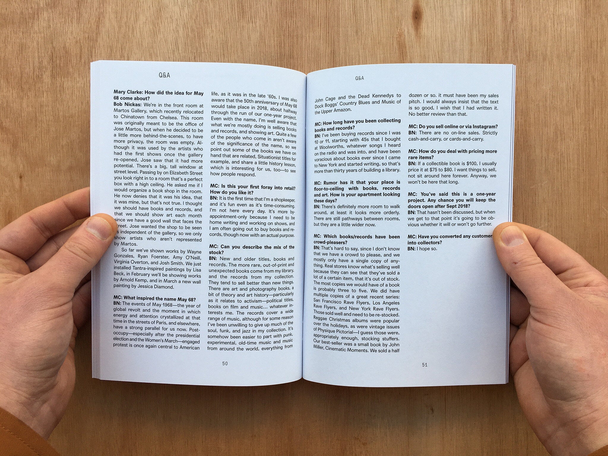 Book 68 MAY 68 BOOKS AND RECORDS by Bob Nickas – Good Press — good books & more