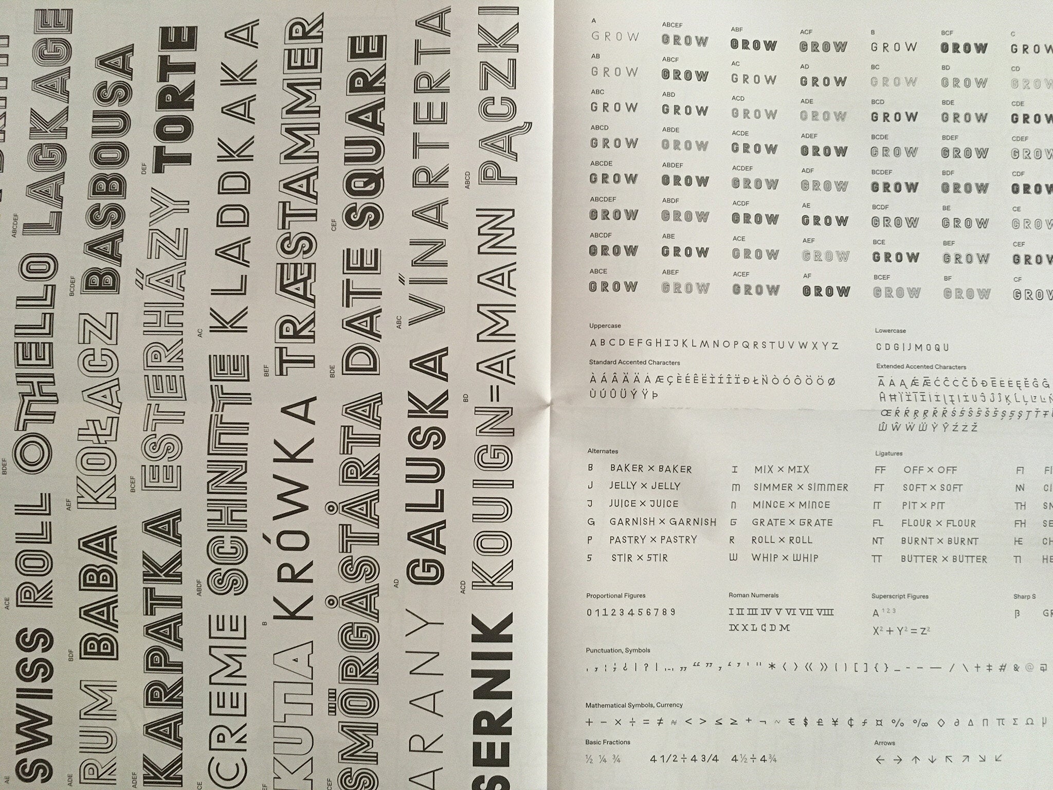 DINAMO SPECIMEN by Dynamo Typefaces