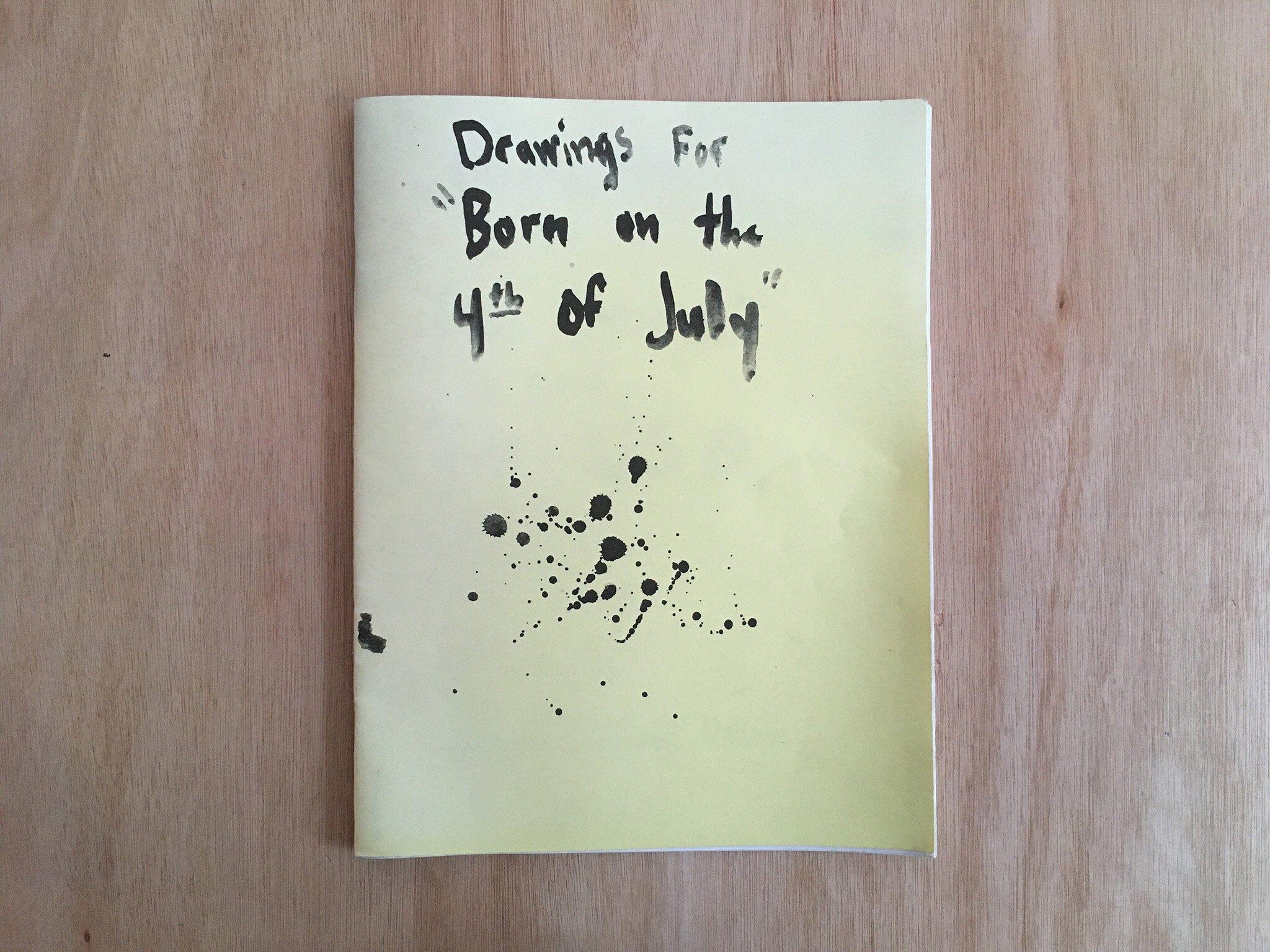 DRAWINGS FOR 'BORN ON THE 4TH OF JULY' by Jason Roberts Dobrin