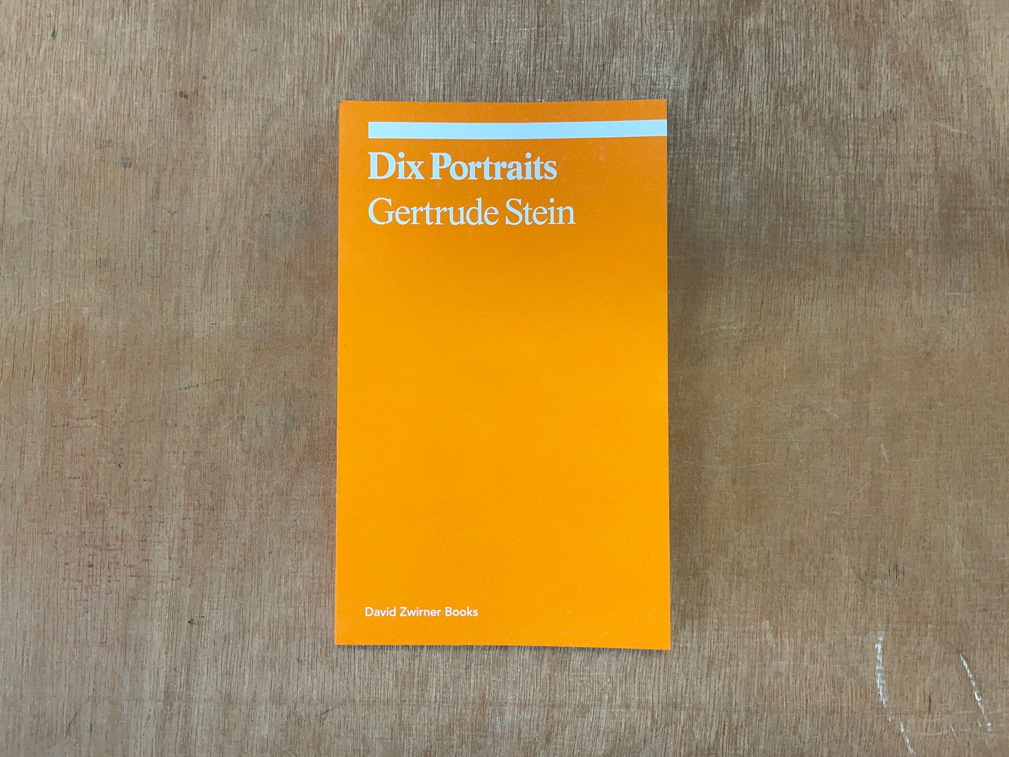DIX PORTRAITS by Gertrude Stein