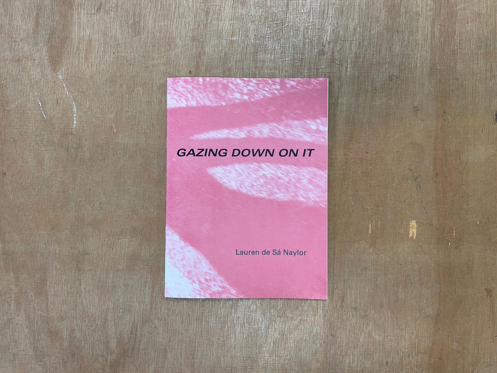 GAZING DOWN ON IT by Lauren de Sá Naylor