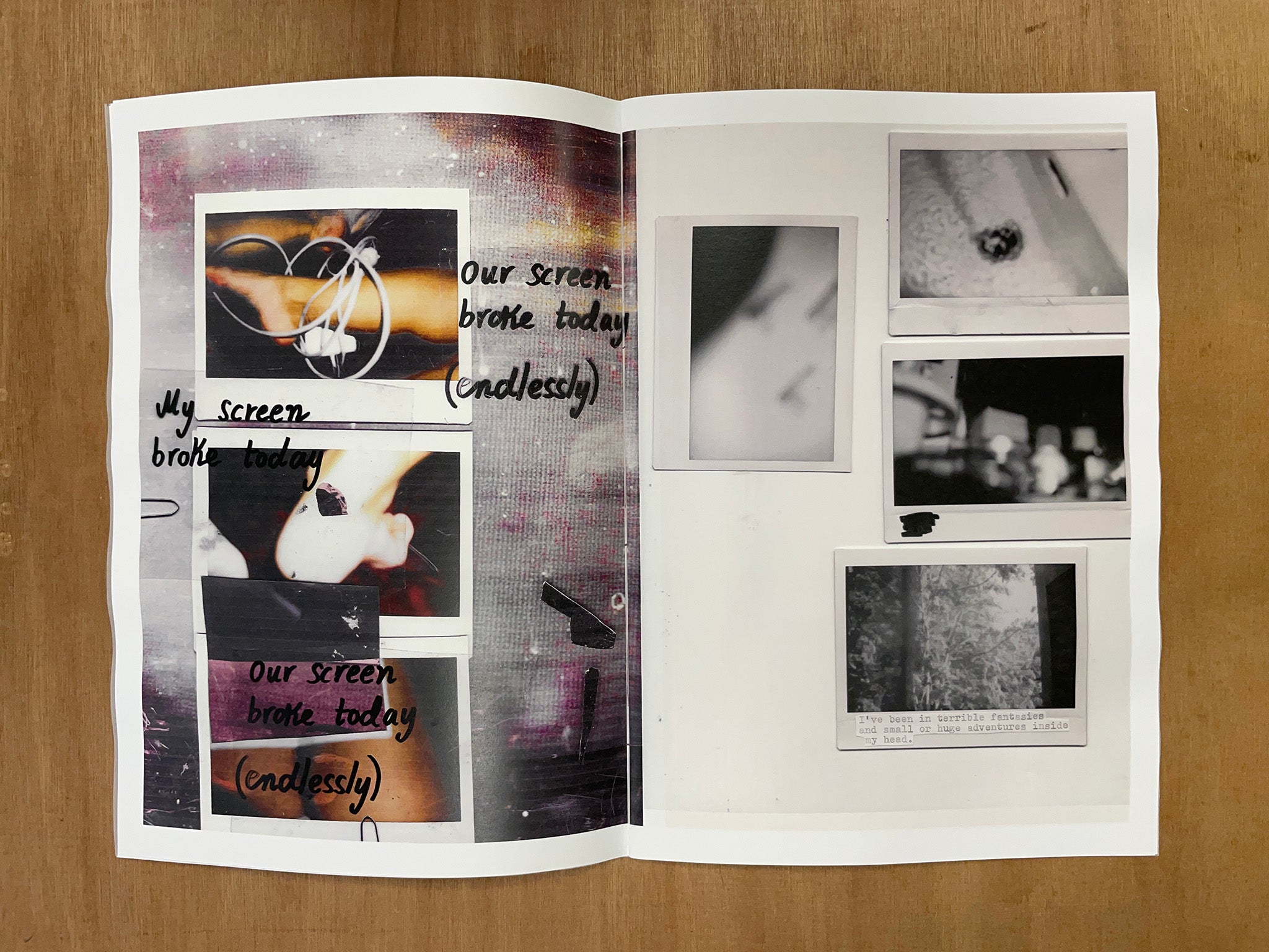SCANNED DIARIES AND DALIDA SONGS by Eva Anerrapsi