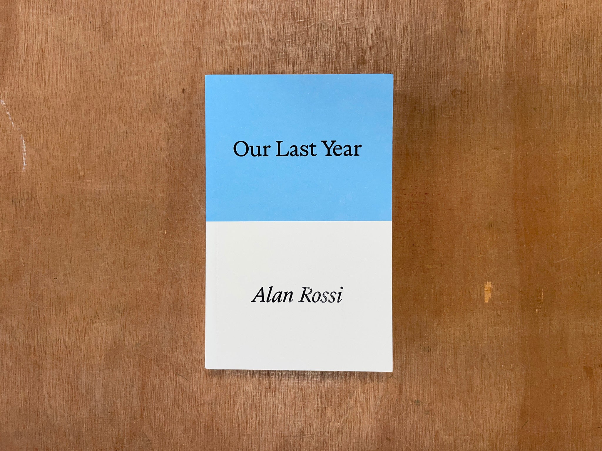 OUR LAST YEAR by Alan Rossi
