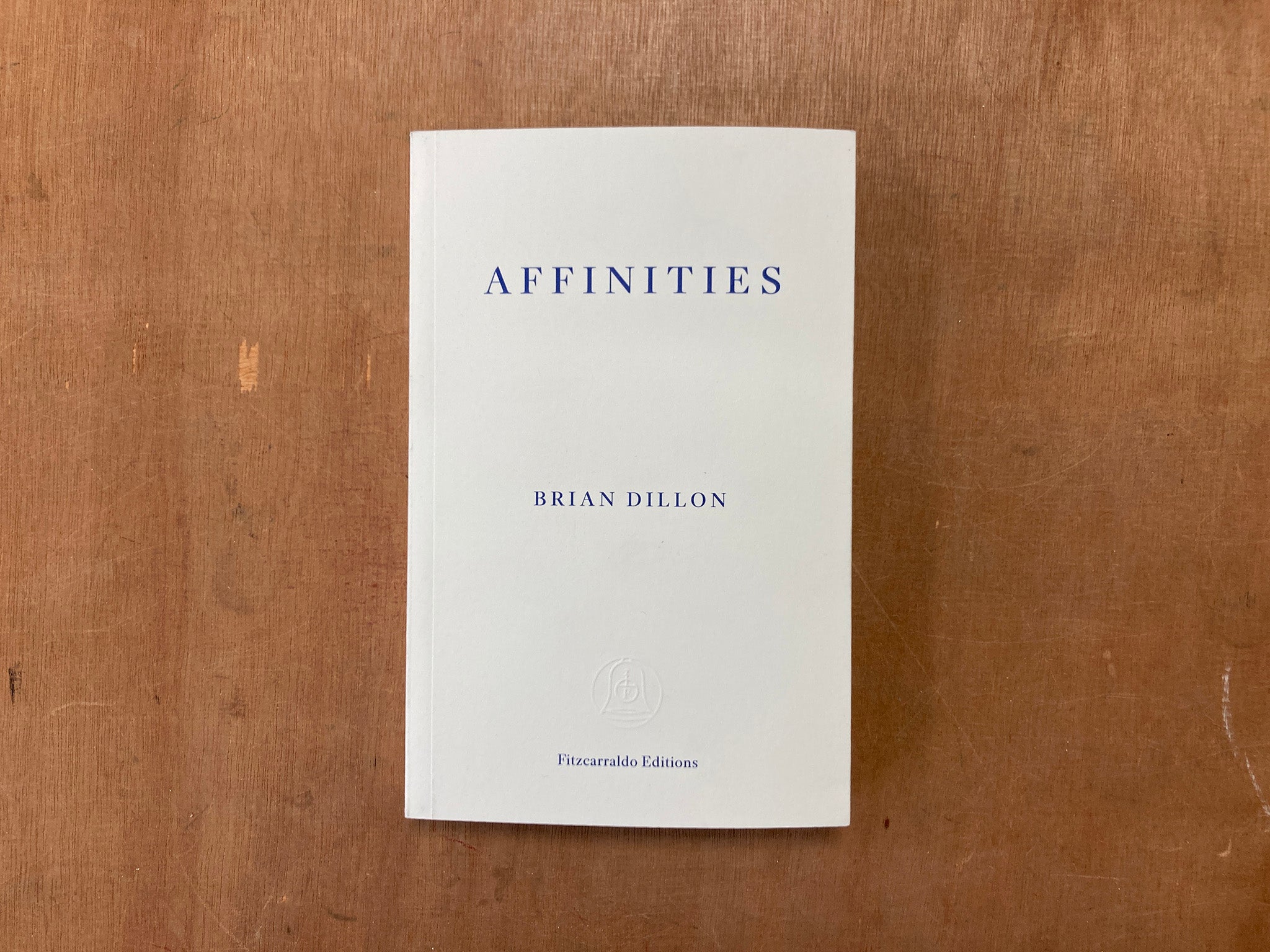 AFFINITIES by Brian Dillon