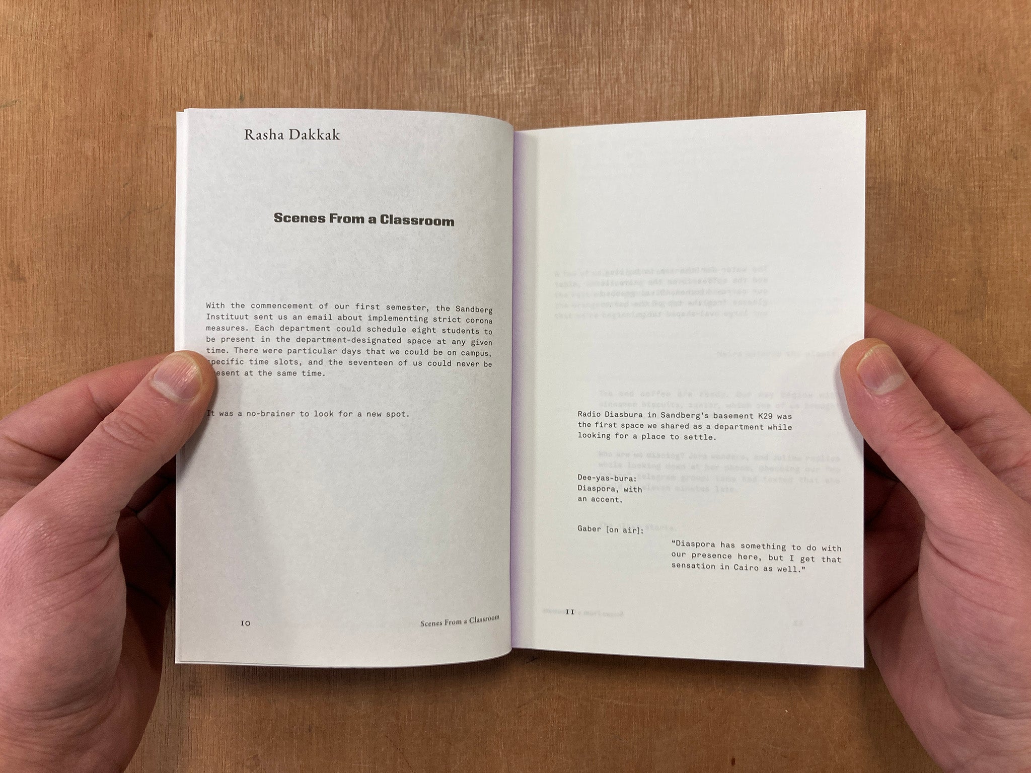 DURABLE DISCUSSIONS: ESSAYS FROM THE DISARMING DESIGN DEPARTMENT