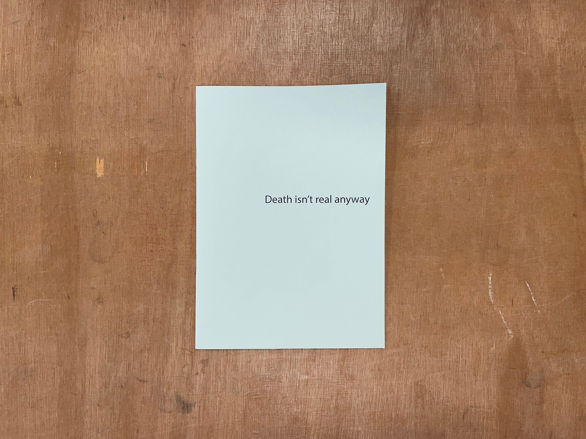 DEATH ISN'T REAL ANYWAY by Lorraine Hamilton