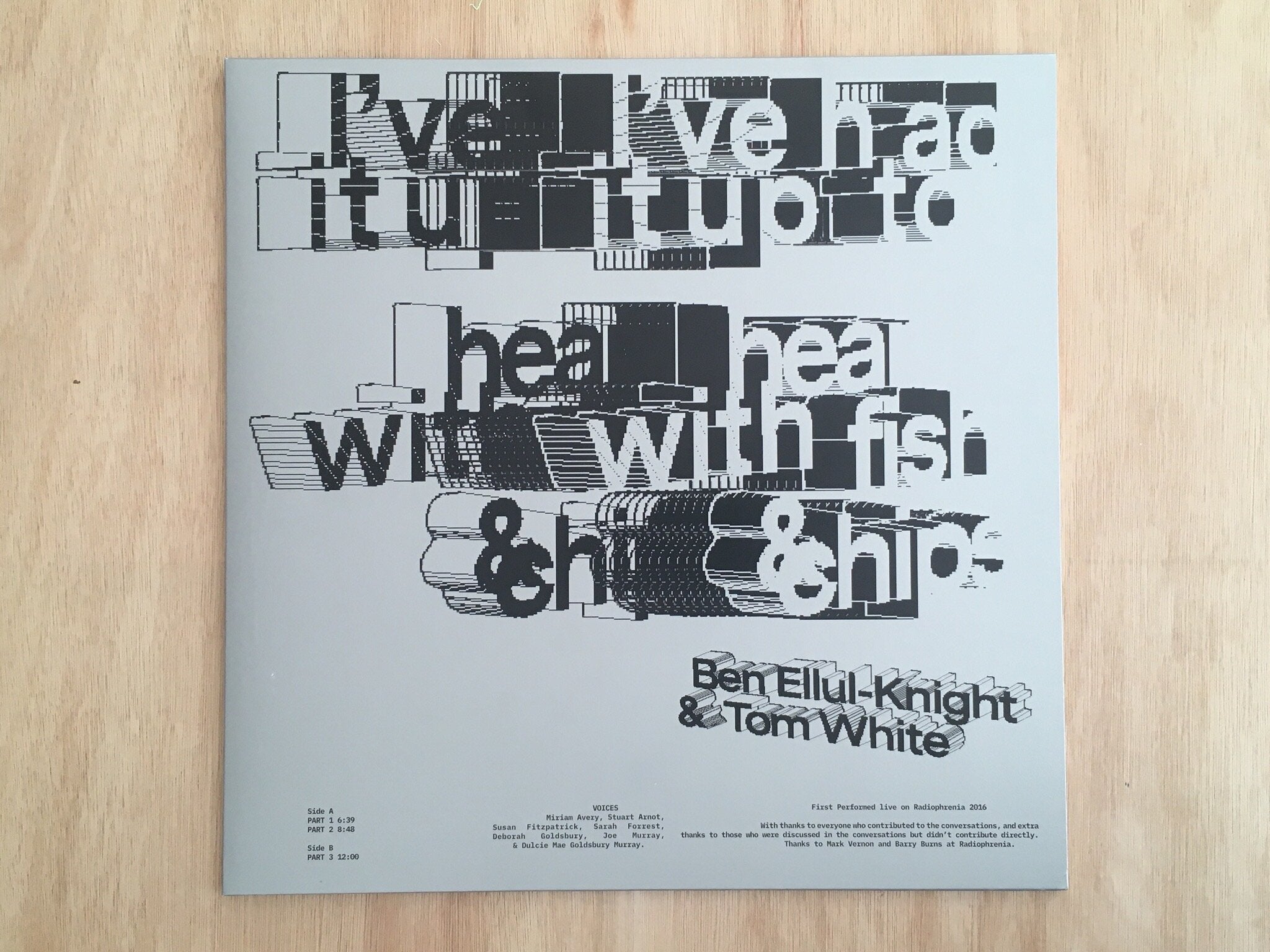 I'VE HAD IT UP TO HEAR WITH FISH and CHIPS by Ben Ellul-Knight and Tom White
