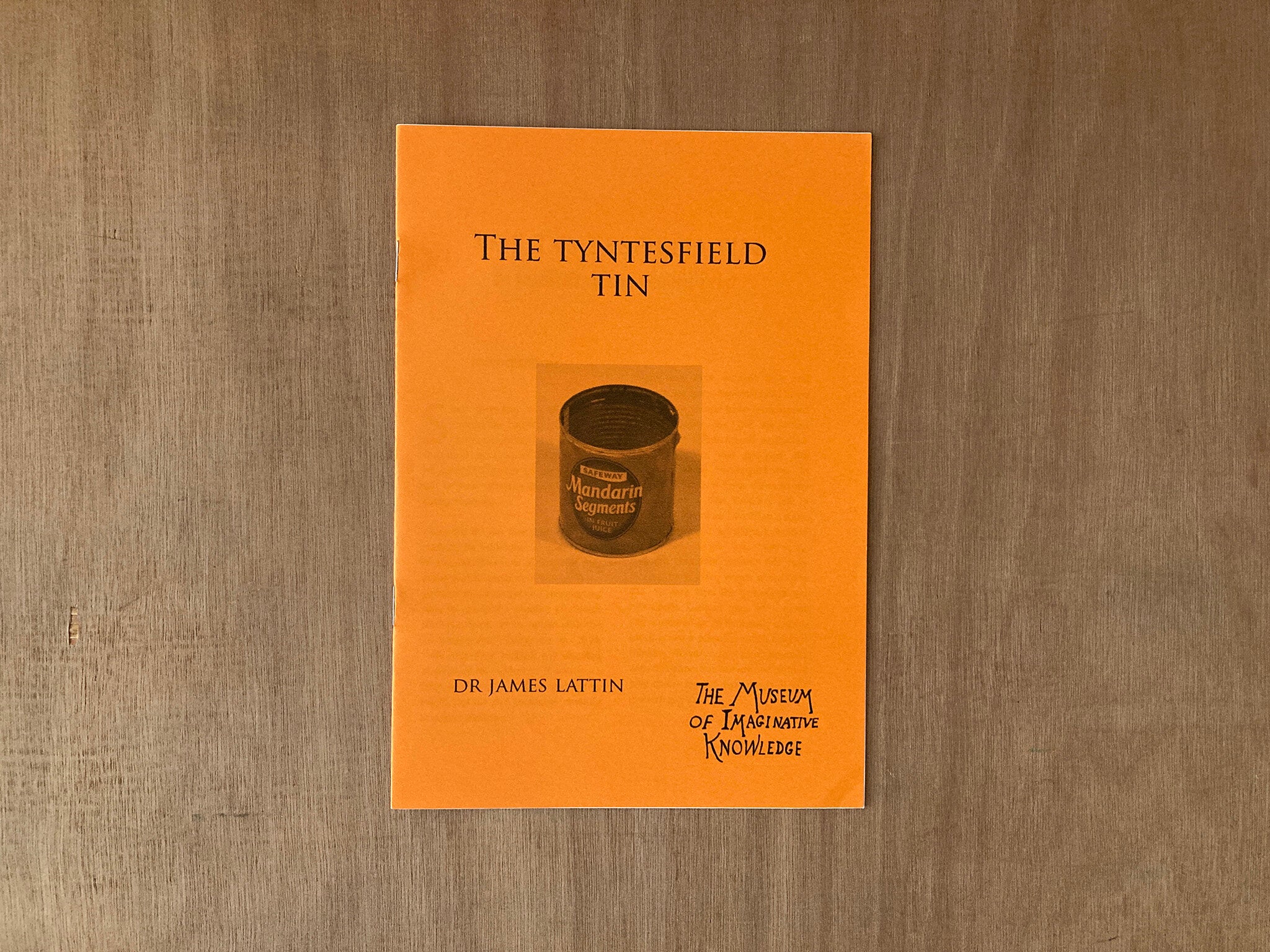 THE TYNTESFIELD TIN by Dr James Lattin
