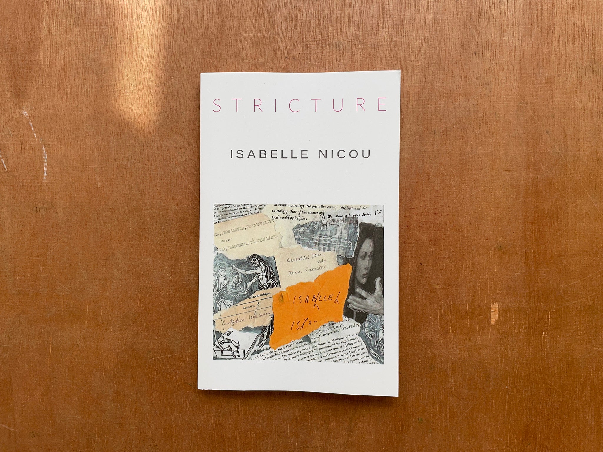 STRICTURE by Isabelle Nicou