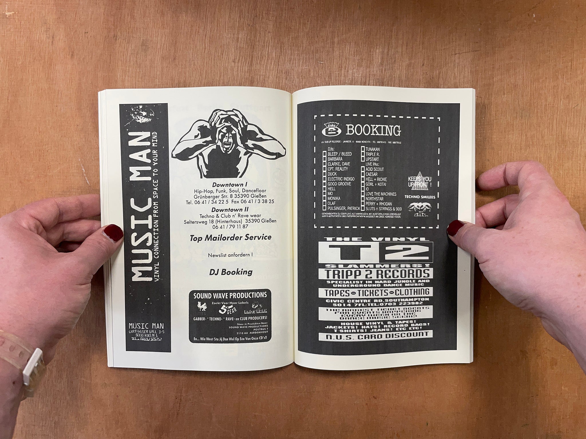 ARCHIVIO #1 – RECORDS STORE ADS AND PAPER EPHEMERA FROM RAVE FANZINES OF THE EARLY 90S