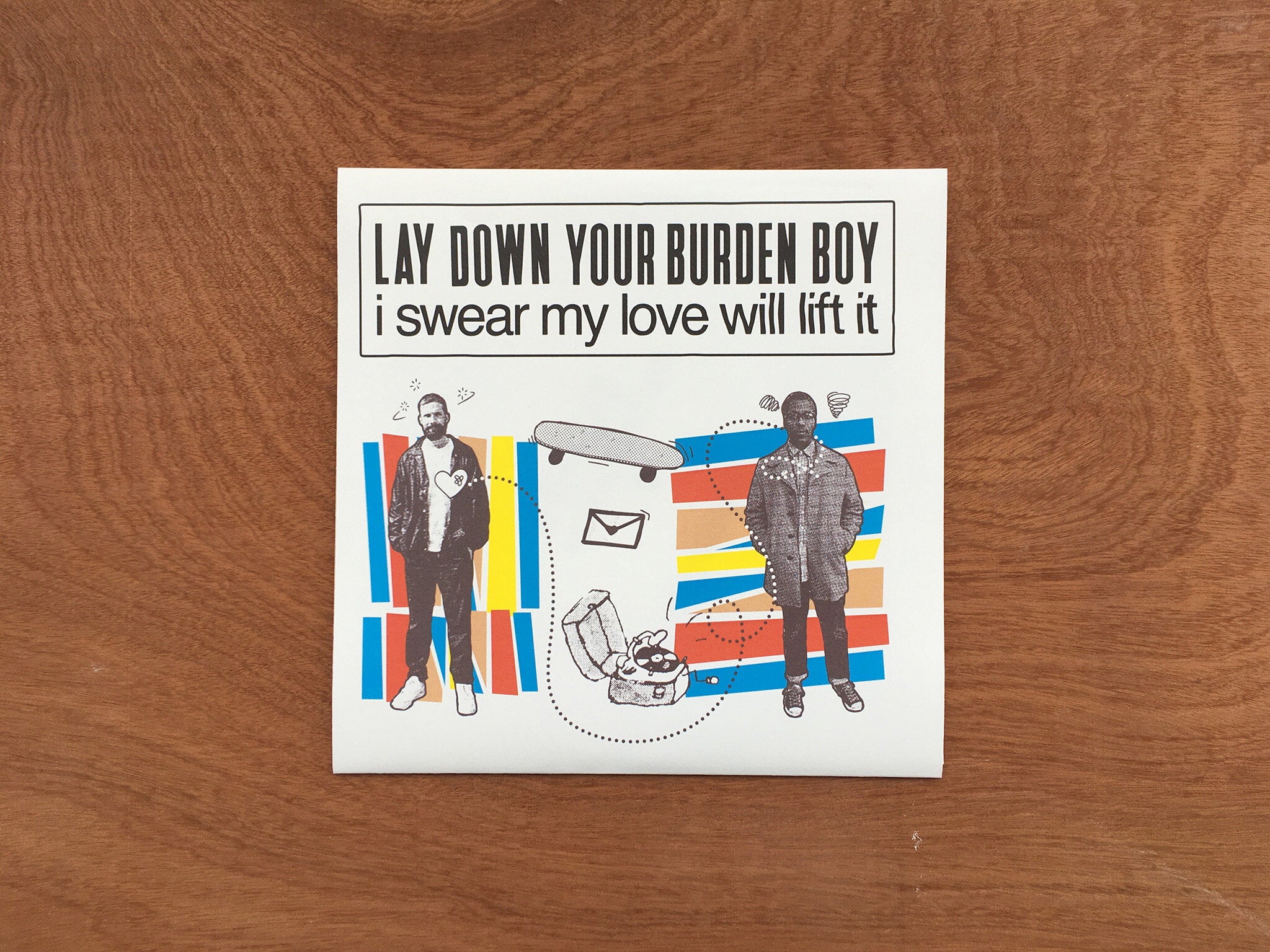 LAY DOWN YOUR BURDEN BOY 7″ by Brontez Purnell and Jason Kendig