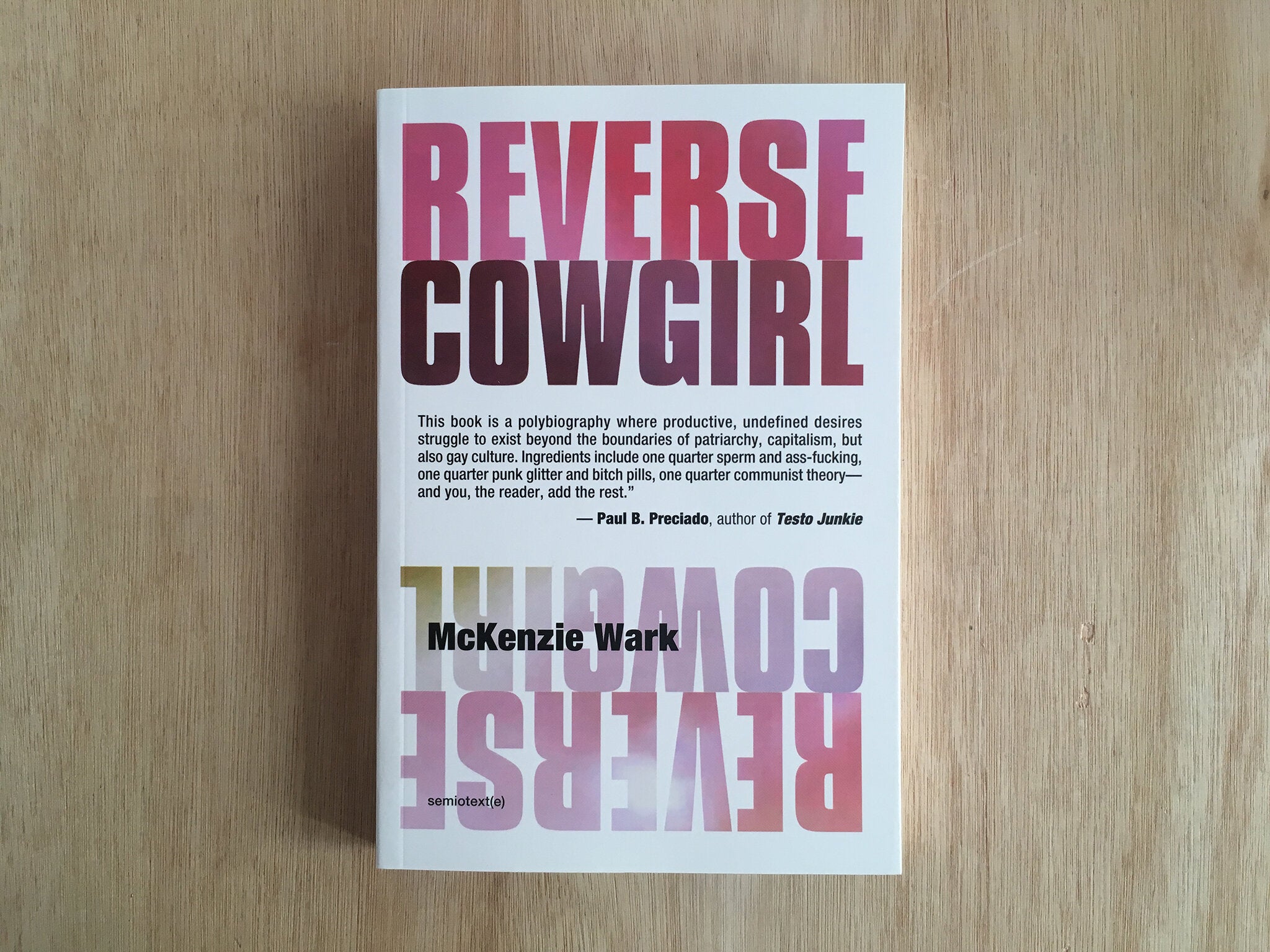 REVERSE COWGIRL by McKenzie Wark