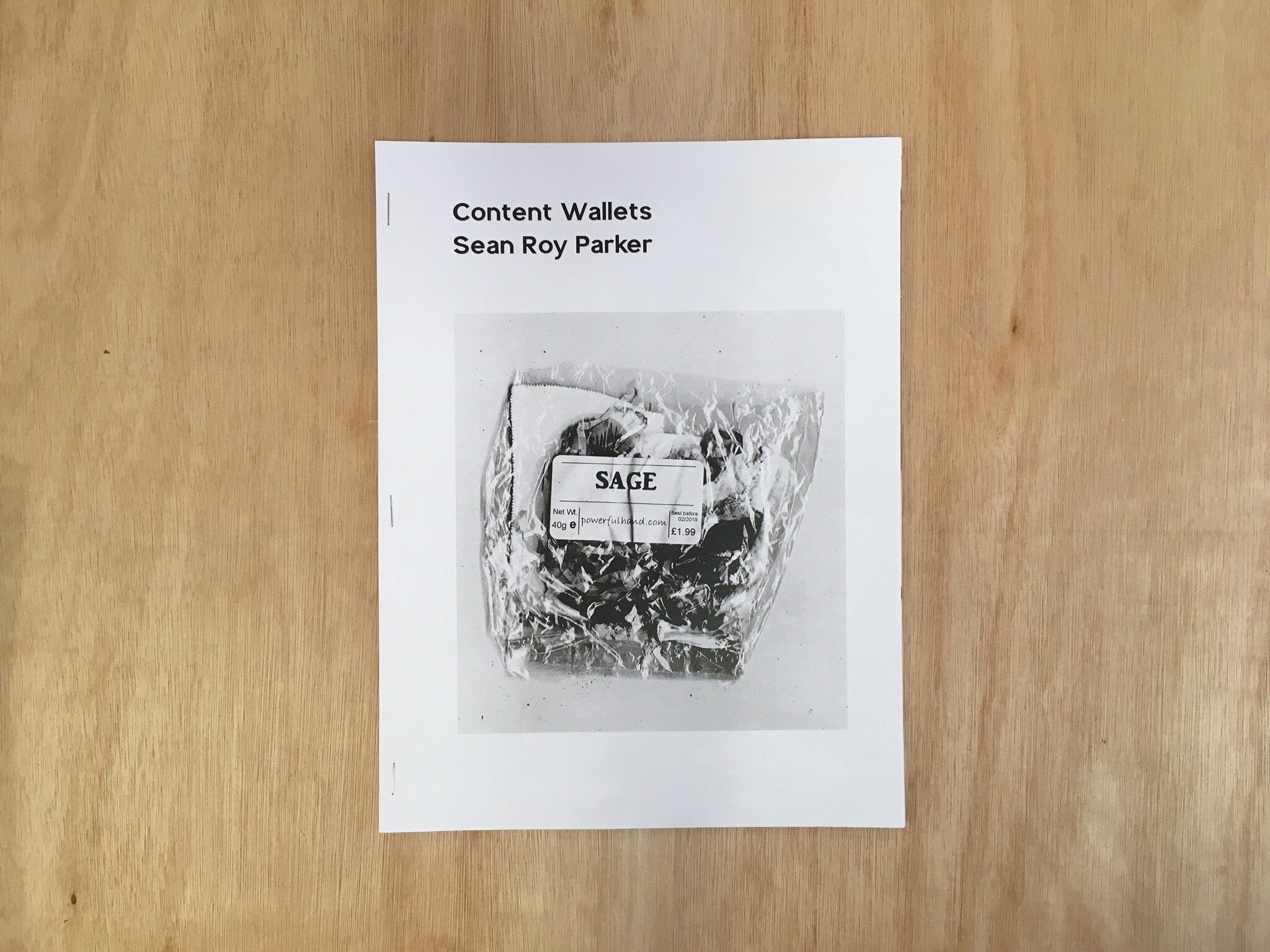 CONTENT WALLETS by Sean Roy Parker