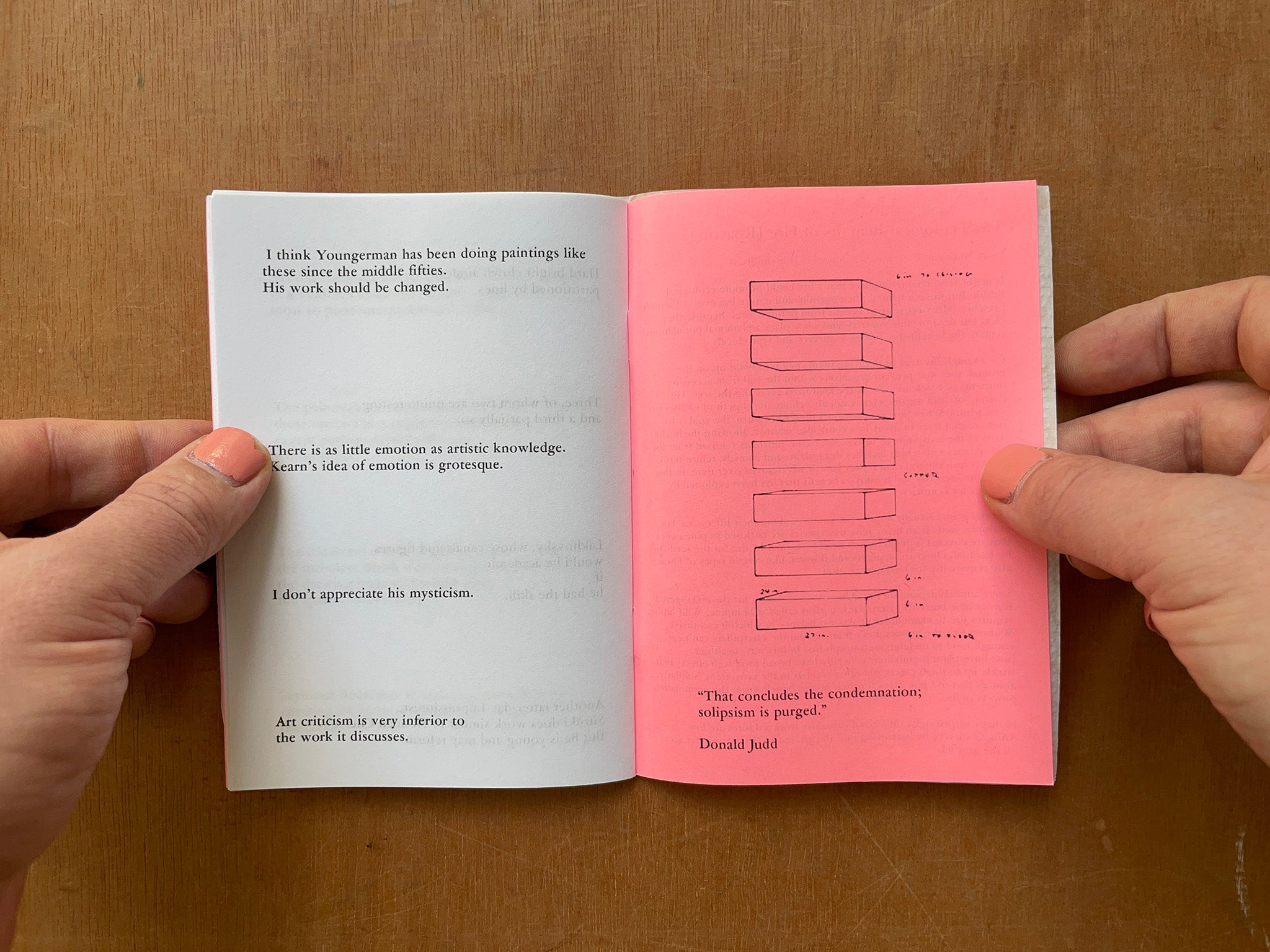 DONALD JUDD REVIEW INSULTS 1959-1975 by Michael Crowe