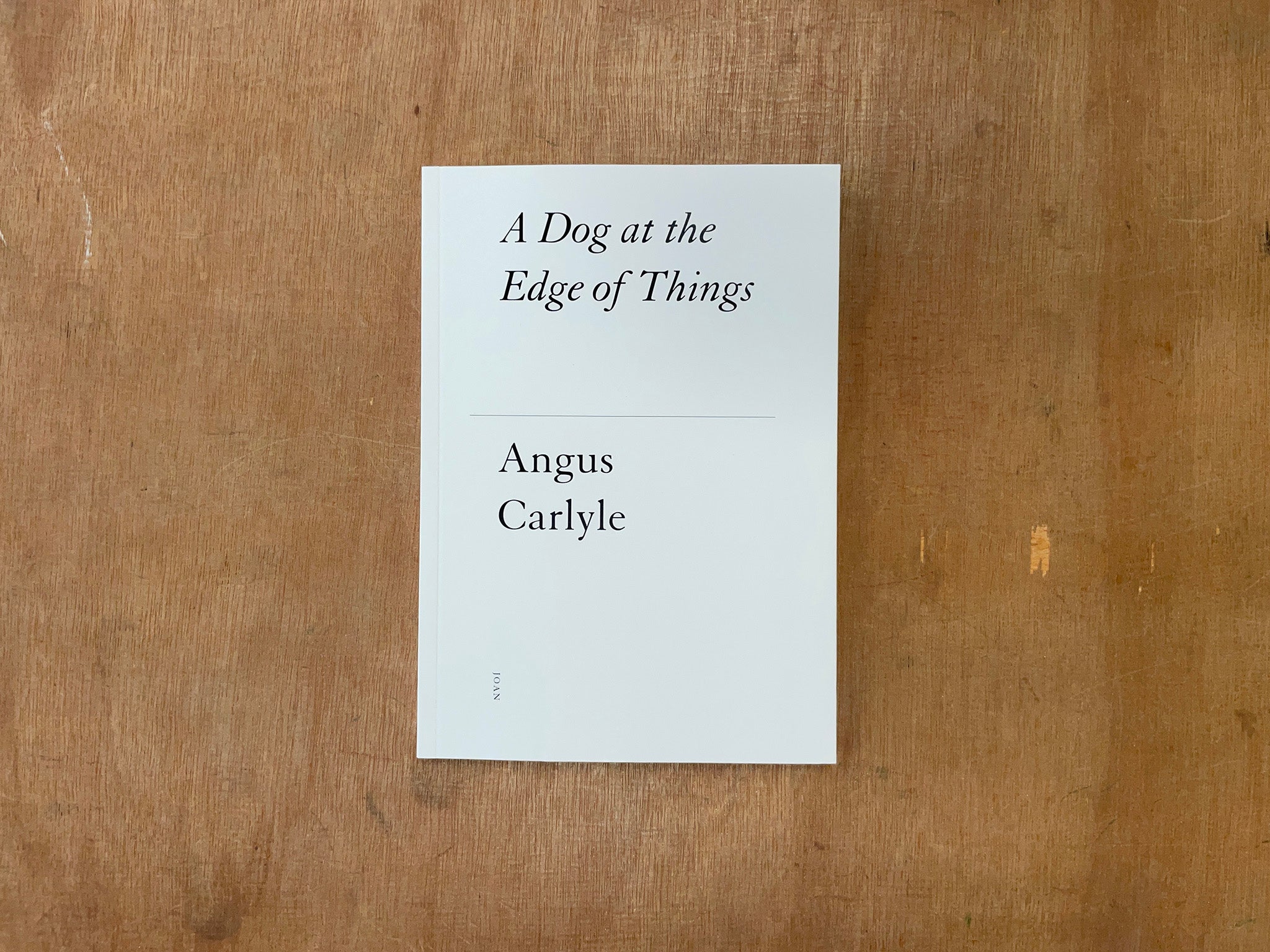 A DOG AT THE EDGE OF THINGS by Angus Carlyle