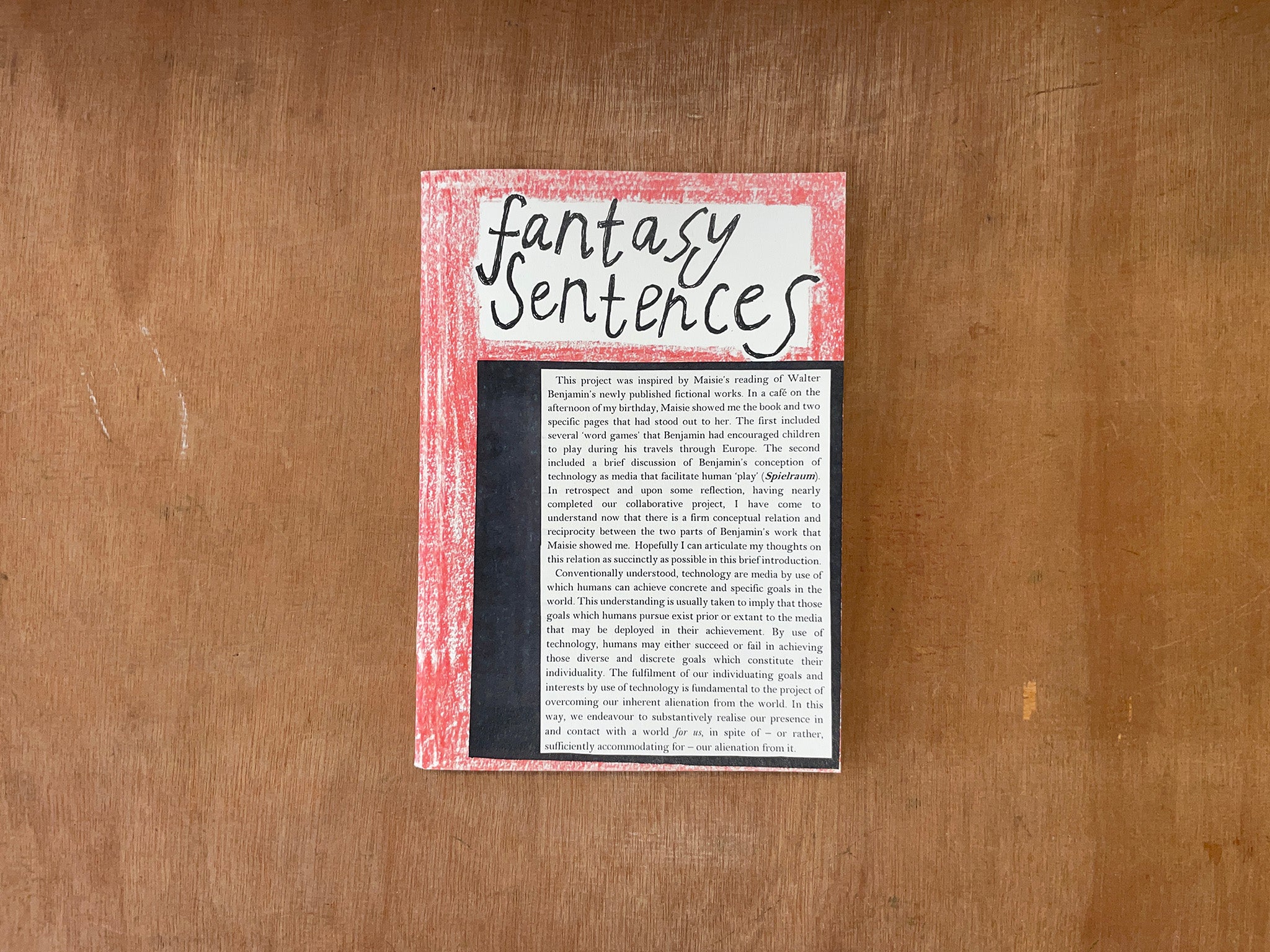 FANTASY SENTENCES by Maisie Wills and Samuel Rafanell-Williams